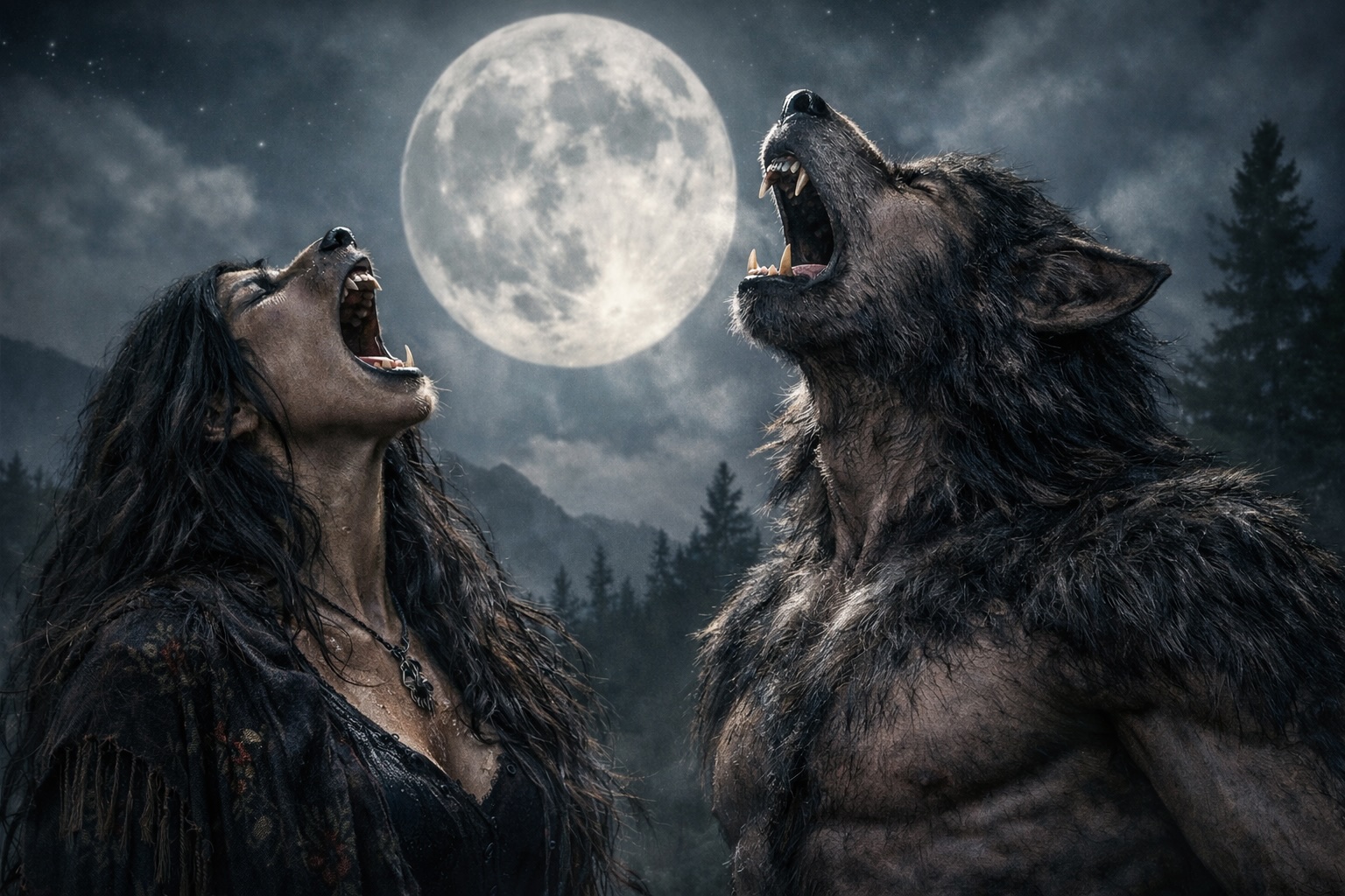 Microrrelatos para la eternidad: Aullidos bajo la luna de sangre